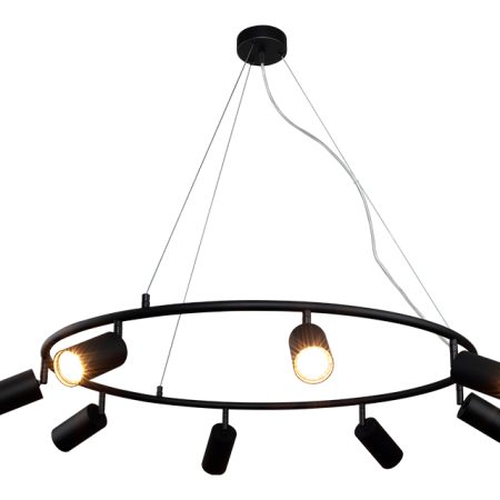 Светильник подвесной Crystal Lux CLT 015C8 D800 BL