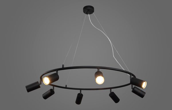 Светильник подвесной Crystal Lux CLT 015C8 D800 BL — изображение 2