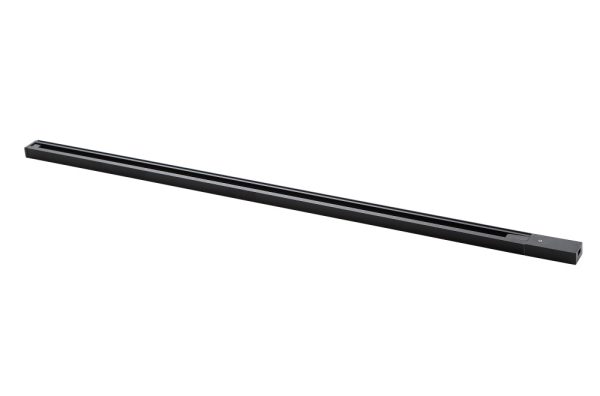CLT_0_11_01_L3000_BL Шинопровод однофазный с питанием и заглушкой Crystal Lux CLT 0.11 01 L3000 BL