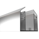 Профиль-адаптер для монтажа в натяжной потолок для магнитного шинопровода Crystal Lux CLT 0.223 05 3000 AL