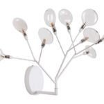 Бра Crystal Lux EVITA AP9 WHITE/TRANSPARENT