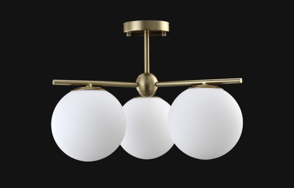 Люстра Crystal Lux FELIZ SP-PL3 BRONZE/WHITE — изображение 3