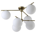 Люстра Crystal Lux FELIZ SP-PL6 BRONZE/WHITE