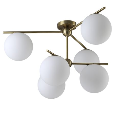 Люстра Crystal Lux FELIZ SP-PL6 BRONZE/WHITE