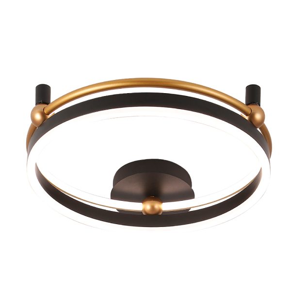 Светильник потолочный Crystal Lux FERNANDO PL48W LED BLACK/GOLD — изображение 3