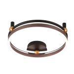 Светильник потолочный Crystal Lux FERNANDO PL48W LED COFFEE/BLACK — изображение 3