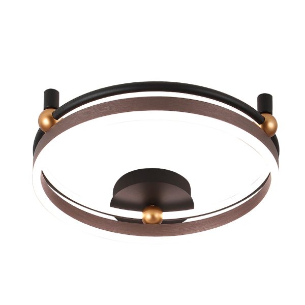 Светильник потолочный Crystal Lux FERNANDO PL48W LED COFFEE/BLACK — изображение 3