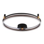 Светильник потолочный Crystal Lux FERNANDO PL72W LED COFFEE/BLACK — изображение 2