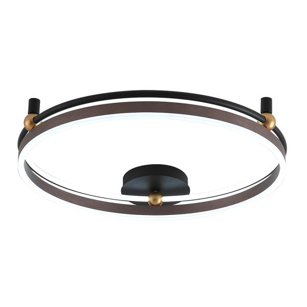 FERNANDO_PL72W_LED_COFFEE_BLACK_3 Светильник потолочный Crystal Lux FERNANDO PL72W LED COFFEE/BLACK — изображение 3