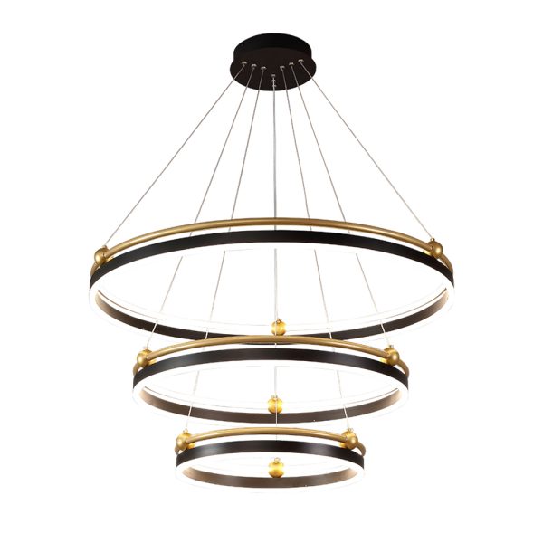 Люстра Crystal Lux FERNANDO SP158W LED BLACK/GOLD — изображение 3