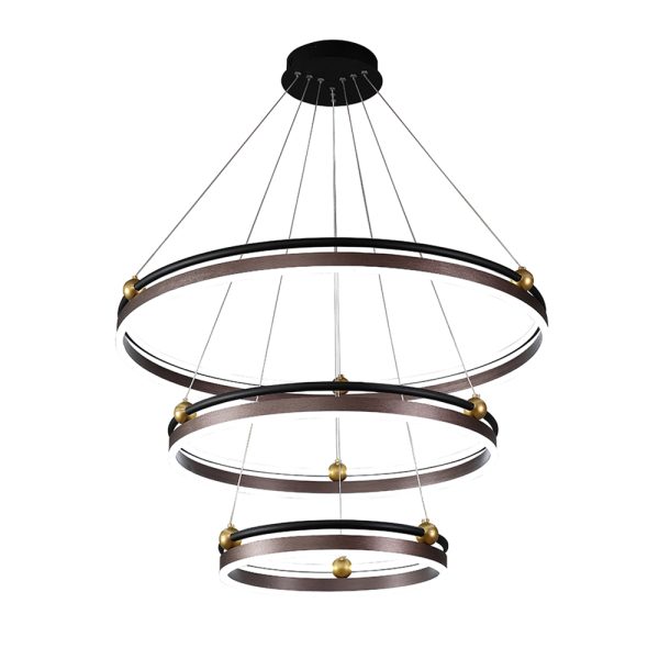 Люстра Crystal Lux FERNANDO SP158W LED COFFEE/BLACK — изображение 3