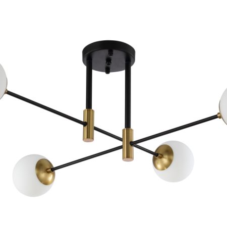 Светильник потолочный Crystal Lux FIDEL PL4 BLACK
