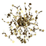 Бра Crystal Lux GARDEN AP-PL3 D400 GOLD