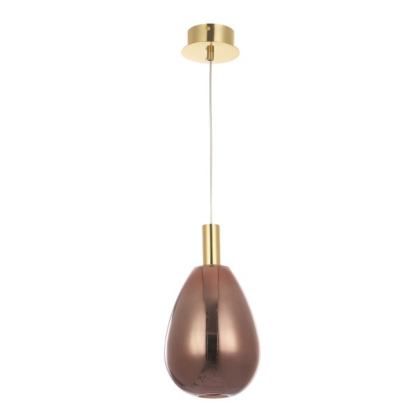 Светильник подвесной Crystal Lux GAUDI SP4W LED COPPER — изображение 3