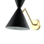 Бра Crystal Lux JOVEN AP1 GOLD/BLACK