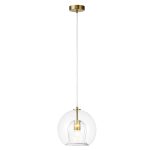 Светильник подвесной Crystal Lux LUISA SP1 BRASS/TRANSPARENT — изображение 2