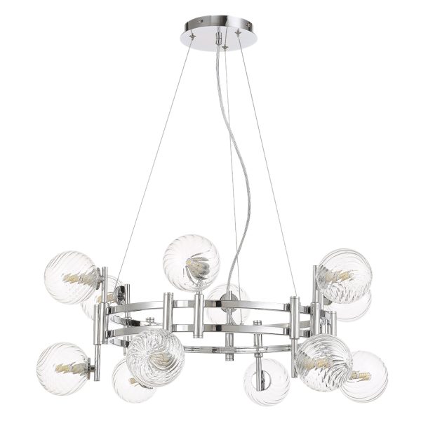 Люстра Crystal Lux LUXURY SP12 CHROME — изображение 2