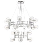 Люстра Crystal Lux LUXURY SP16+8 CHROME — изображение 2