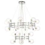 Люстра Crystal Lux LUXURY SP16+8 CHROME — изображение 3