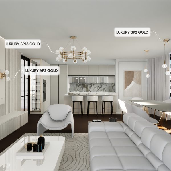 Люстра Crystal Lux LUXURY SP16 GOLD — изображение 3