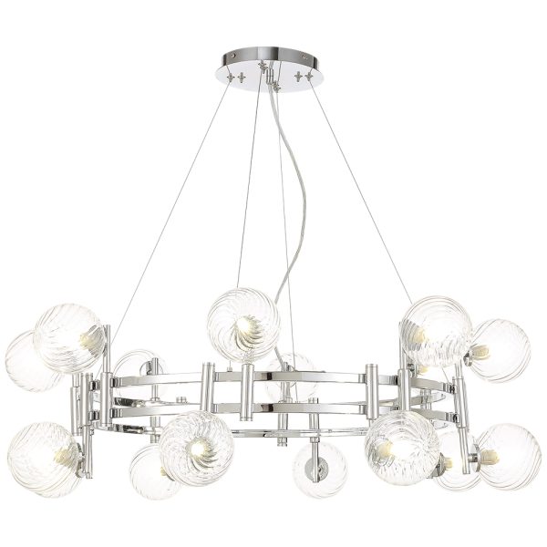 Люстра Crystal Lux LUXURY SP16 CHROME — изображение 3