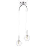 Светильник подвесной Crystal Lux LUXURY SP2 CHROME — изображение 2