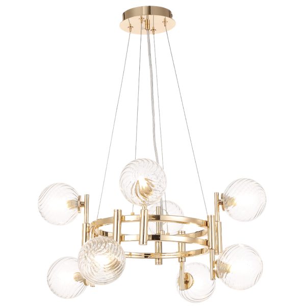 Люстра Crystal Lux LUXURY SP8 GOLD — изображение 2