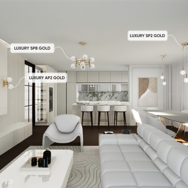 Люстра Crystal Lux LUXURY SP8 GOLD — изображение 3