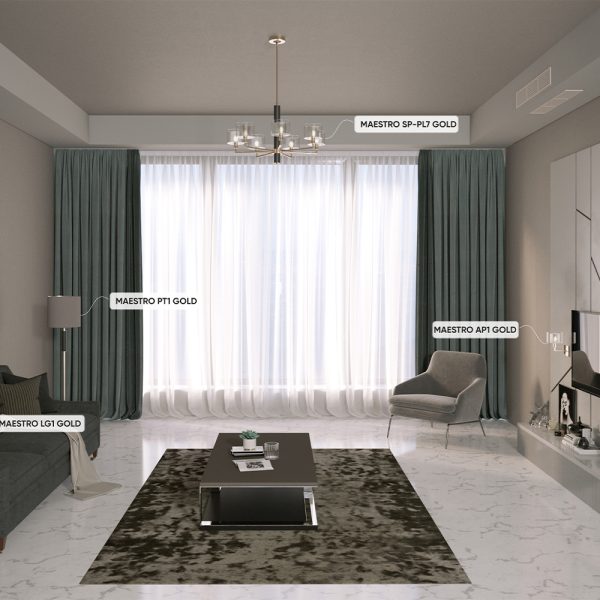 Люстры Crystal Lux MAESTRO SP-PL7 GOLD — изображение 3