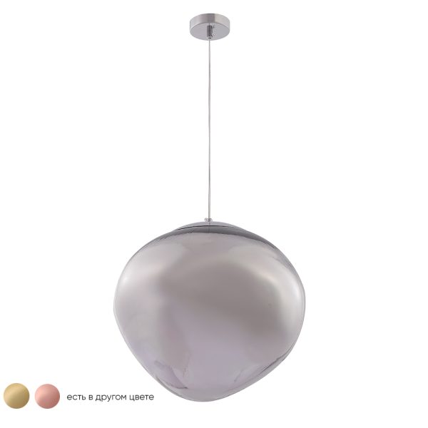 Светильник подвесной Crystal Lux MALAGA SP1 D360 CHROME — изображение 2