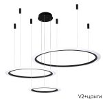 Люстра Crystal Lux MANZANA SP67W LED BLACK — изображение 2