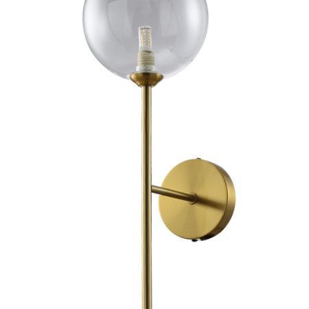 Бра Crystal Lux MARZO AP1 BRONZE/TRANSPARENTE