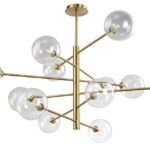 Люстра Crystal Lux MARZO SP12 BRONZE/TRANSPARENTE