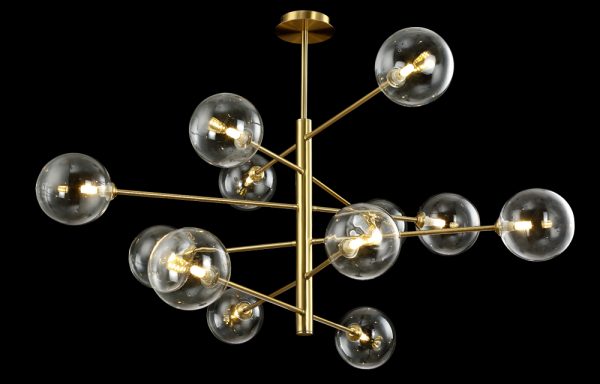 Люстра Crystal Lux MARZO SP12 BRONZE/TRANSPARENTE — изображение 2