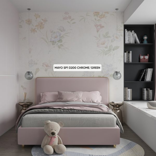 Светильник подвесной Crystal Lux MAYO SP1 D200 CHROME/GREEN — изображение 3