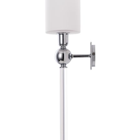 Бра Crystal Lux MIRABELLA AP1 CHROME/WHITE