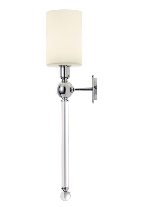 Бра Crystal Lux MIRABELLA AP1 CHROME/WHITE — изображение 2