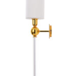 Бра Crystal Lux MIRABELLA AP1 GOLD/WHITE