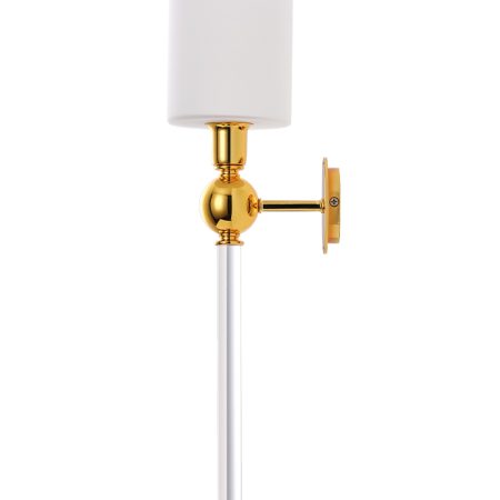 Бра Crystal Lux MIRABELLA AP1 GOLD/WHITE