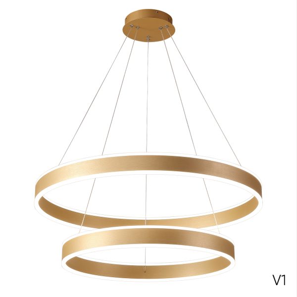 Люстра Crystal Lux MUCHOS SP123W LED  GOLD — изображение 2