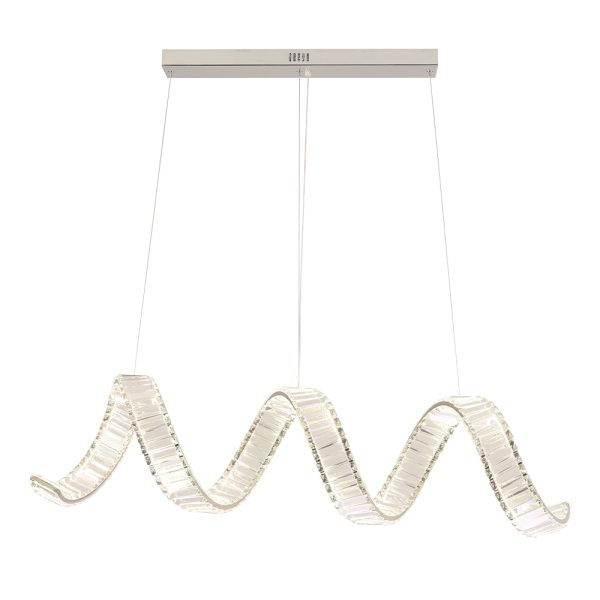 Люстра Crystal Lux MUSIKA SP100W LED L1200 CHROME — изображение 2