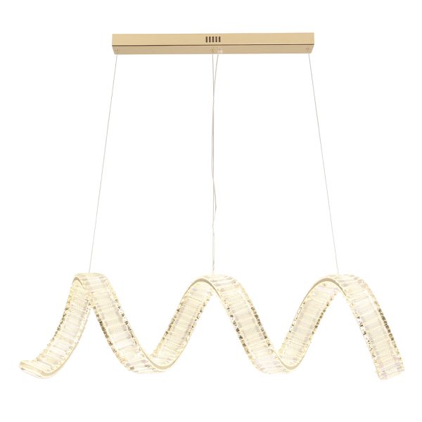 Люстра Crystal Lux MUSIKA SP100W LED L1200 GOLD — изображение 2