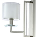 Бра Crystal Lux NICOLAS AP1 NICKEL/WHITE