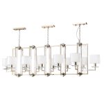 Люстры Crystal Lux NICOLAS SP12 L1600 GOLD/WHITE — изображение 2
