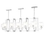 Люстра Crystal Lux NICOLAS SP12 L1600 NICKEL/WHITE — изображение 3
