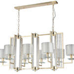 Люстра Crystal Lux NICOLAS SP8 L1000 GOLD/WHITE