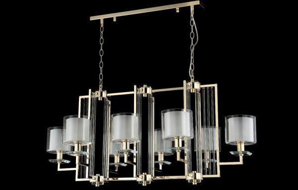 Люстра Crystal Lux NICOLAS SP8 L1000 GOLD/WHITE — изображение 3