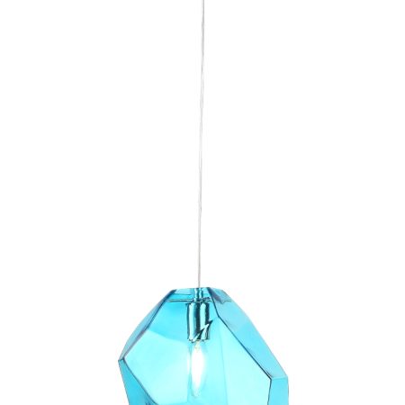 Светильник подвесной Crystal Lux NUESTRO SP1 CHROME/BLUE