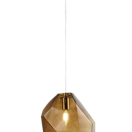 Светильник подвесной Crystal Lux NUESTRO SP1 CHROME/BROWN