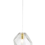 Светильник подвесной Crystal Lux NUESTRO SP1 GOLD/TRANSPARENT